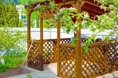 Elegant Wooden Gazebo
