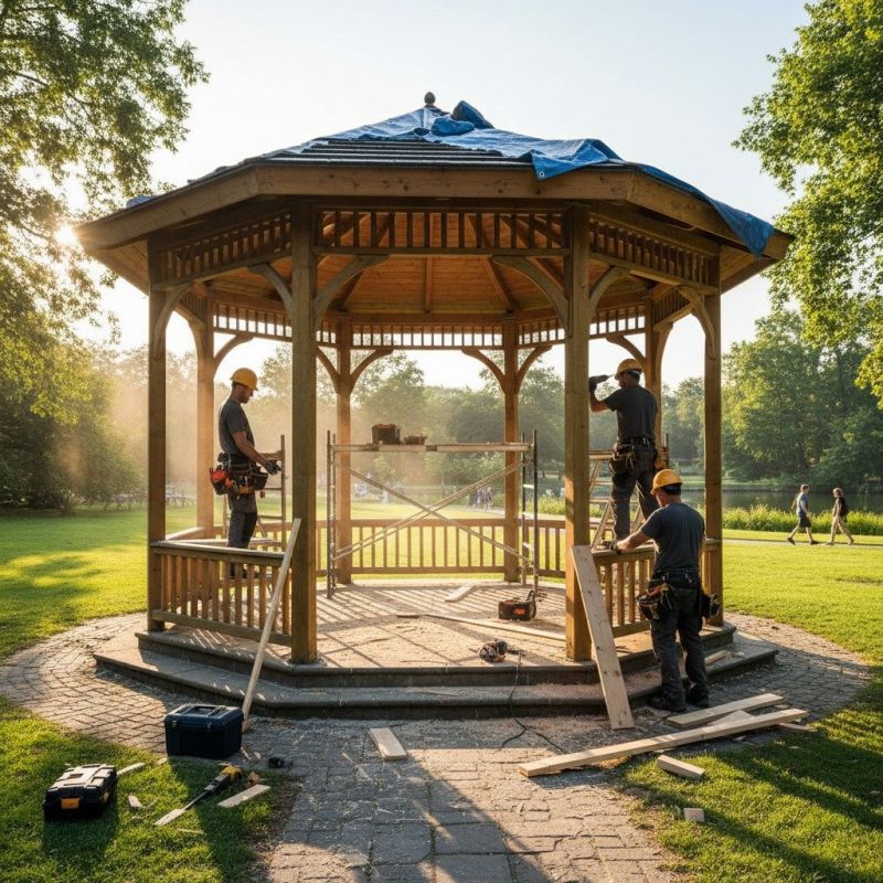 Weather Damage Repairs For Gazebos