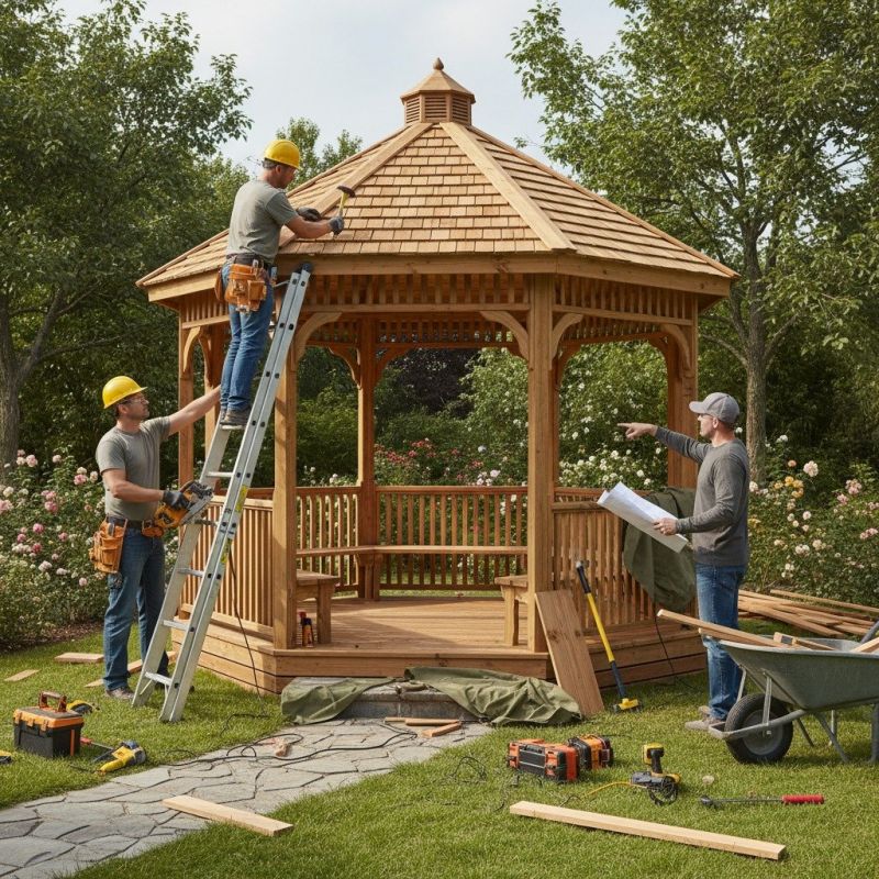 Weather Damage Repairs For Gazebos